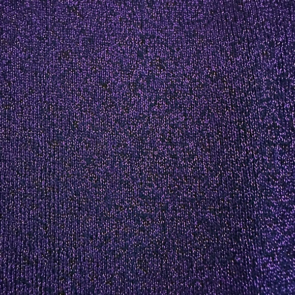 Ellen Tracy Sparkle Cardigan Sweater Purple Size Medium - Picture 12 of 12
